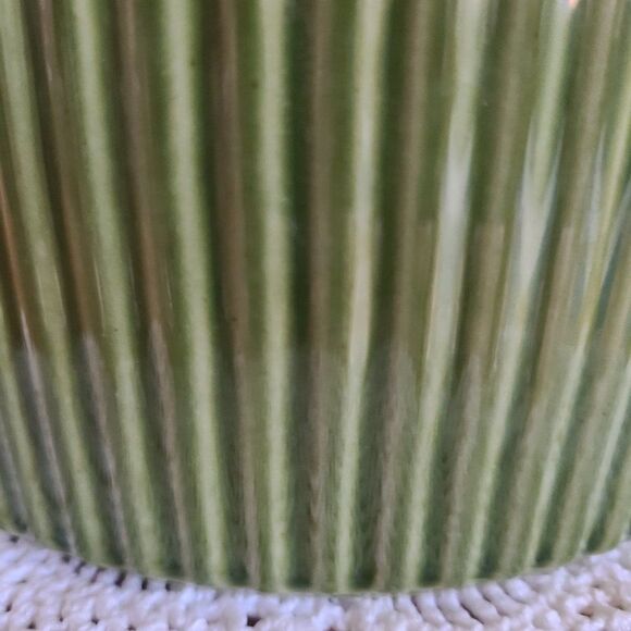 Over and Back Ceramic Soufflé Green Baking Dish Large Ramekin Made in Portugal - Picture 11 of 11